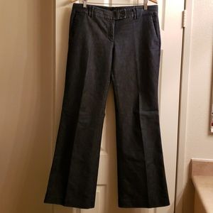 Express Editor wide leg denim trousers